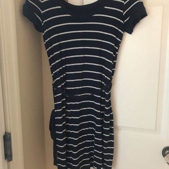Blue And White Striped T Shirt Dress 2026.Splendid | Dresses | Splendid Navy And White Striped Tee Shirt Dress Xs ...